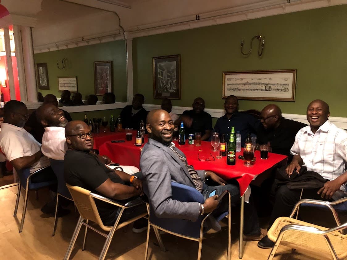 MoHC members sharing a fellowship dinner — brotherhood in action