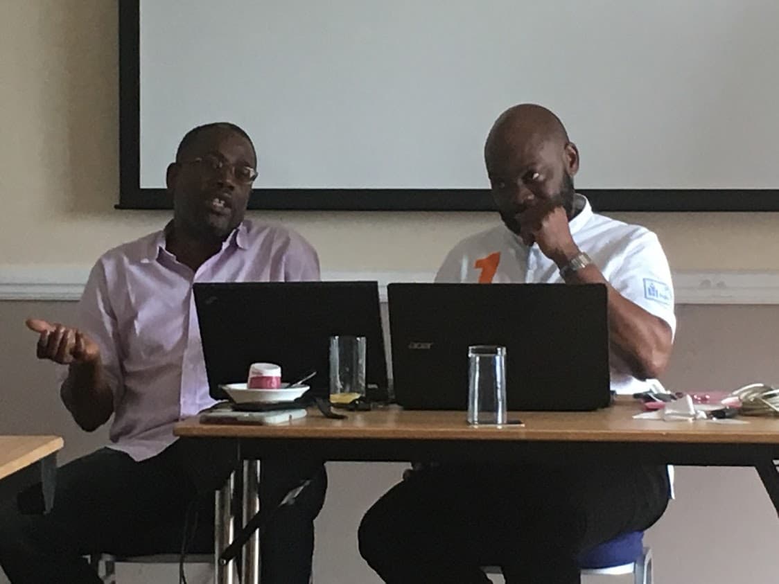 MoHC members in a professional mentorship and technology discussion session